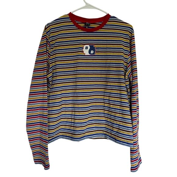 Brain Dead Yin Yang Stripe Long Sleeve T-Shirt - Picture 1 of 6